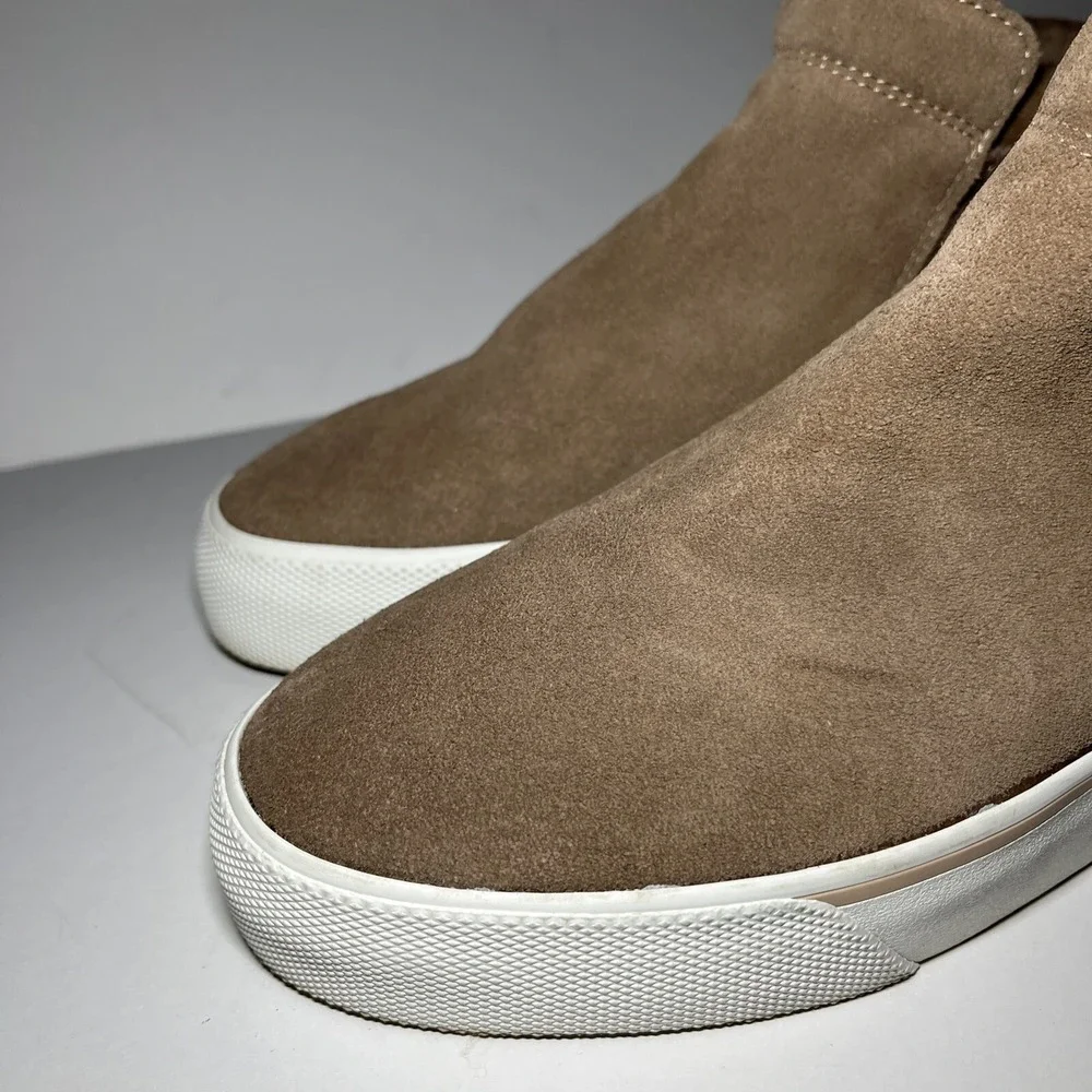 Keds Boots Cooper Casual Side Zip Ankle Bootie Womens 7 Suede Canvas Atheleisure